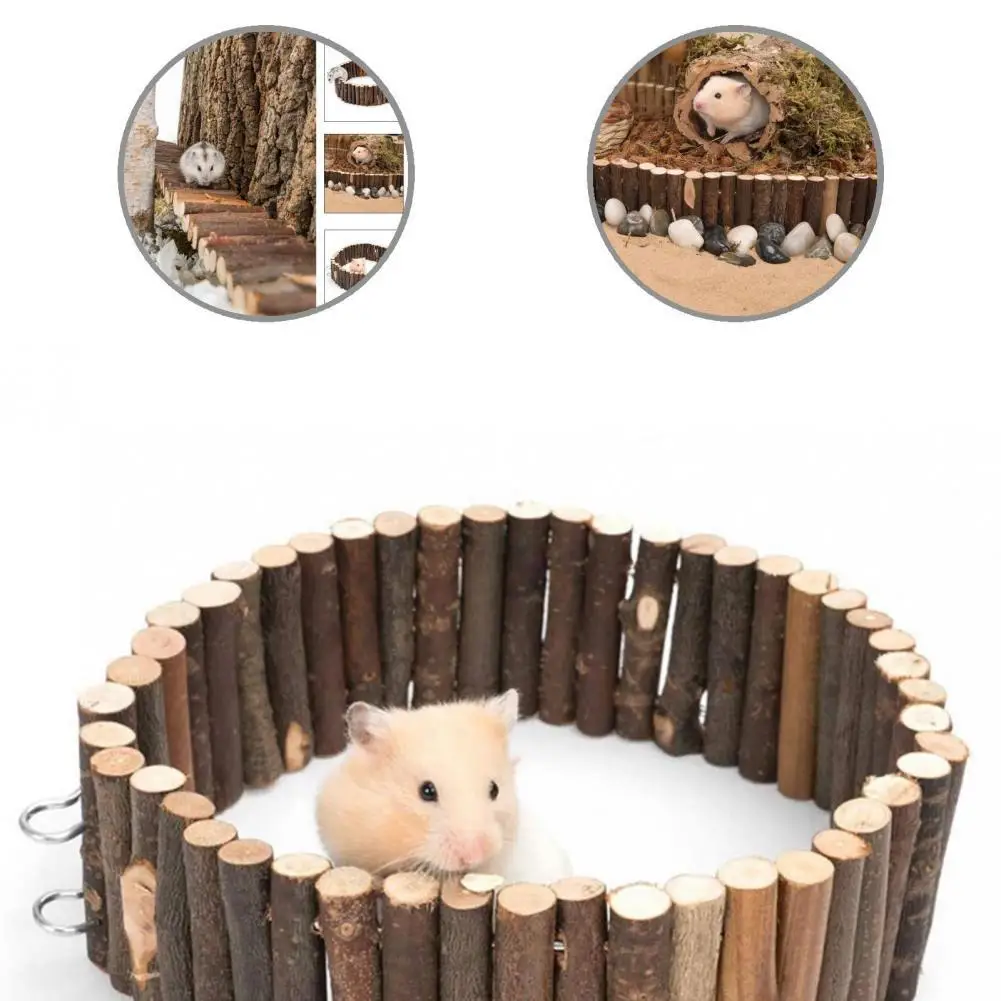 

Игрушка для птиц, безопасная искусственная лестница, мост, натуральный деревянный попугай, твердые товары для домашних животных