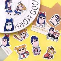anime popuko pipi stickers crafts scrapbooking stickers book student label decorative sticker stationery