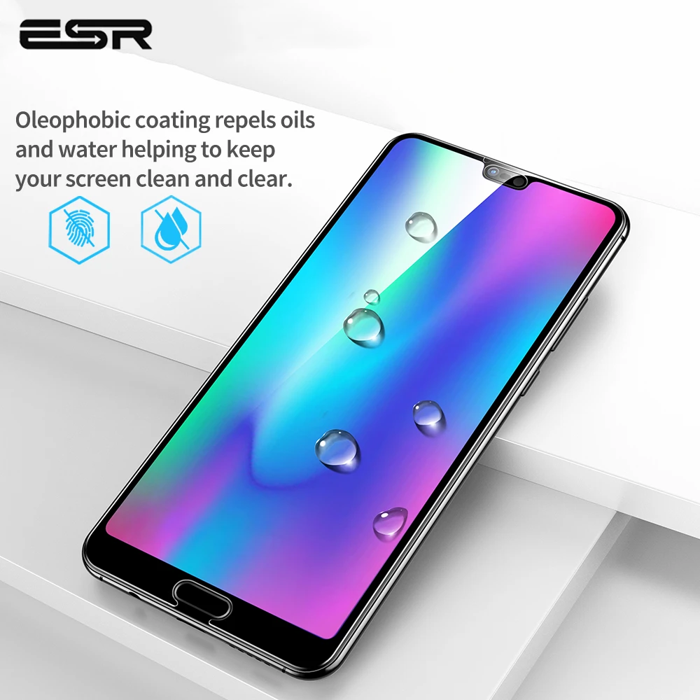 Защита экрана ESR для Huawei Honor 10 20 Pro закаленное стекло с полным покрытием Защитное 9X