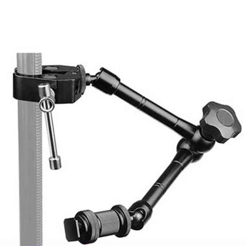 Magic Arm With Super Clamp 11 inch Articulating Friction Crab 1/4 And 3/8 Thread For Dslr Camera Rig Monit | Электроника