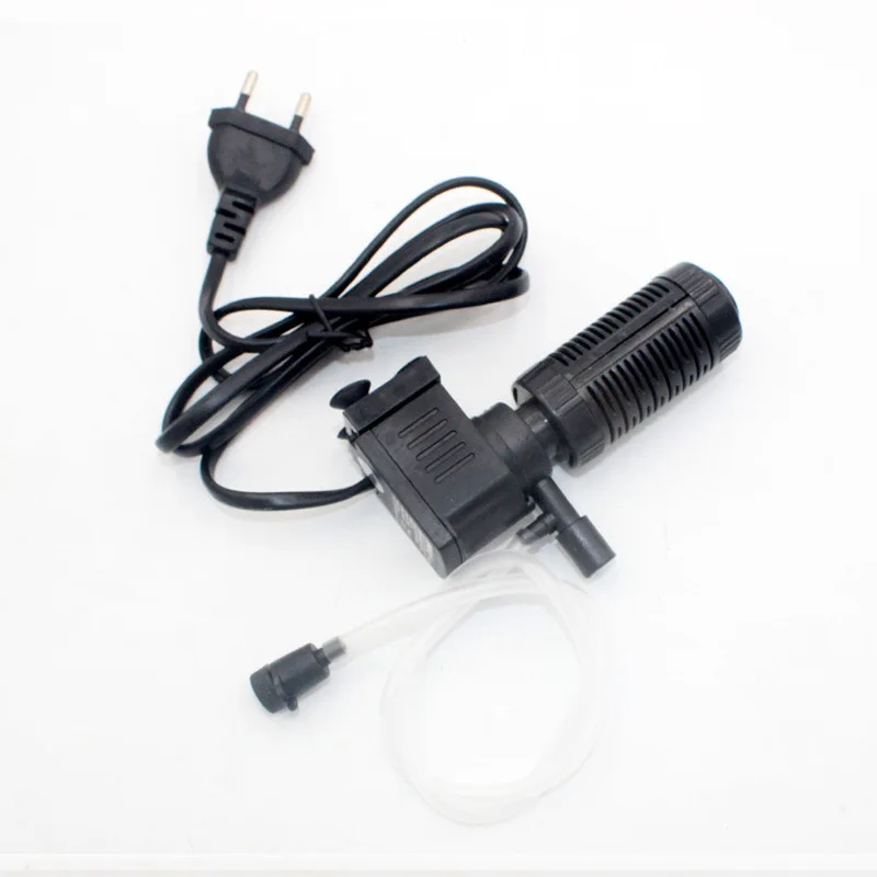Mini Pump for Aquarium Filter 2W Sponge Filtering + Water Flow+Air Increase Fish Tank Accessories | Дом и сад