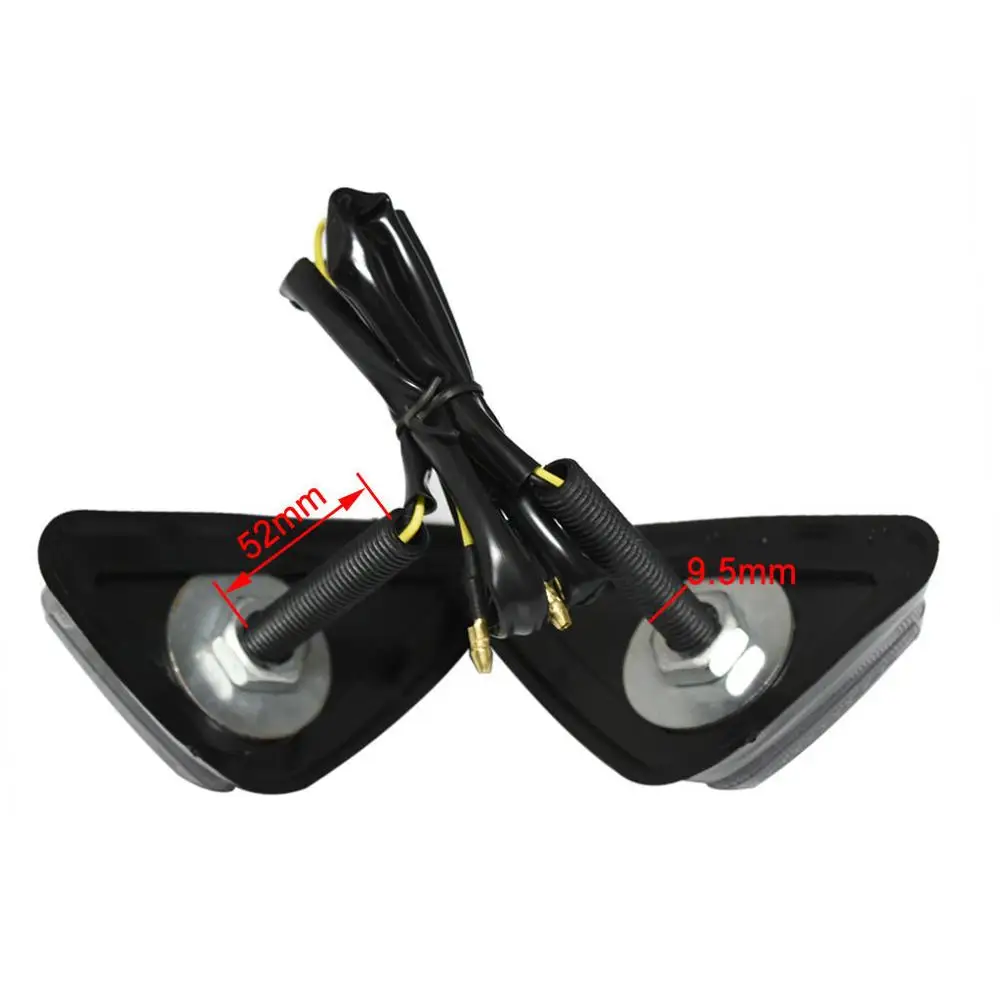 2x Pit Dirt Bike Flush Mount светодиодный треугольный светильник с поворотным сигналом для