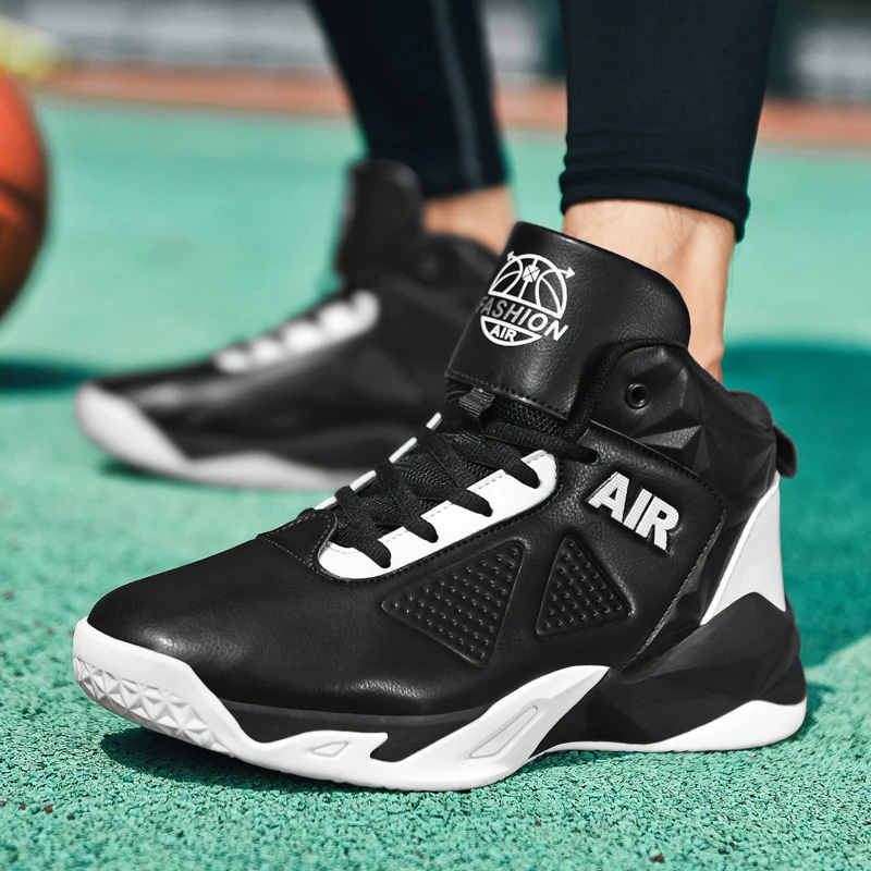 

Basket Homme 2021 Basketball Shoes Men Outdoor Wear-resistant Anti-skid Training Basketball Sneakers High-top Men Sports Shoes