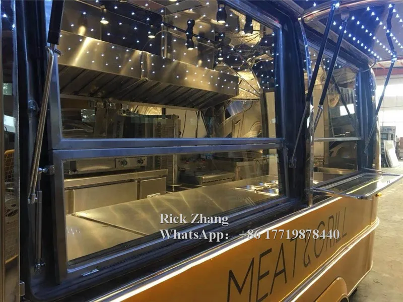 Очень популярные единый Airstream прицеп мобильный Еда тележка для продажи|Кухонные