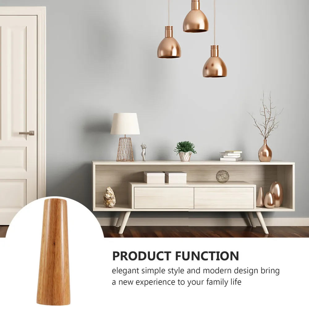

1 Set Nordic style Table Feet Furniture Legs Oak Wood Sofa Cabinet Foot