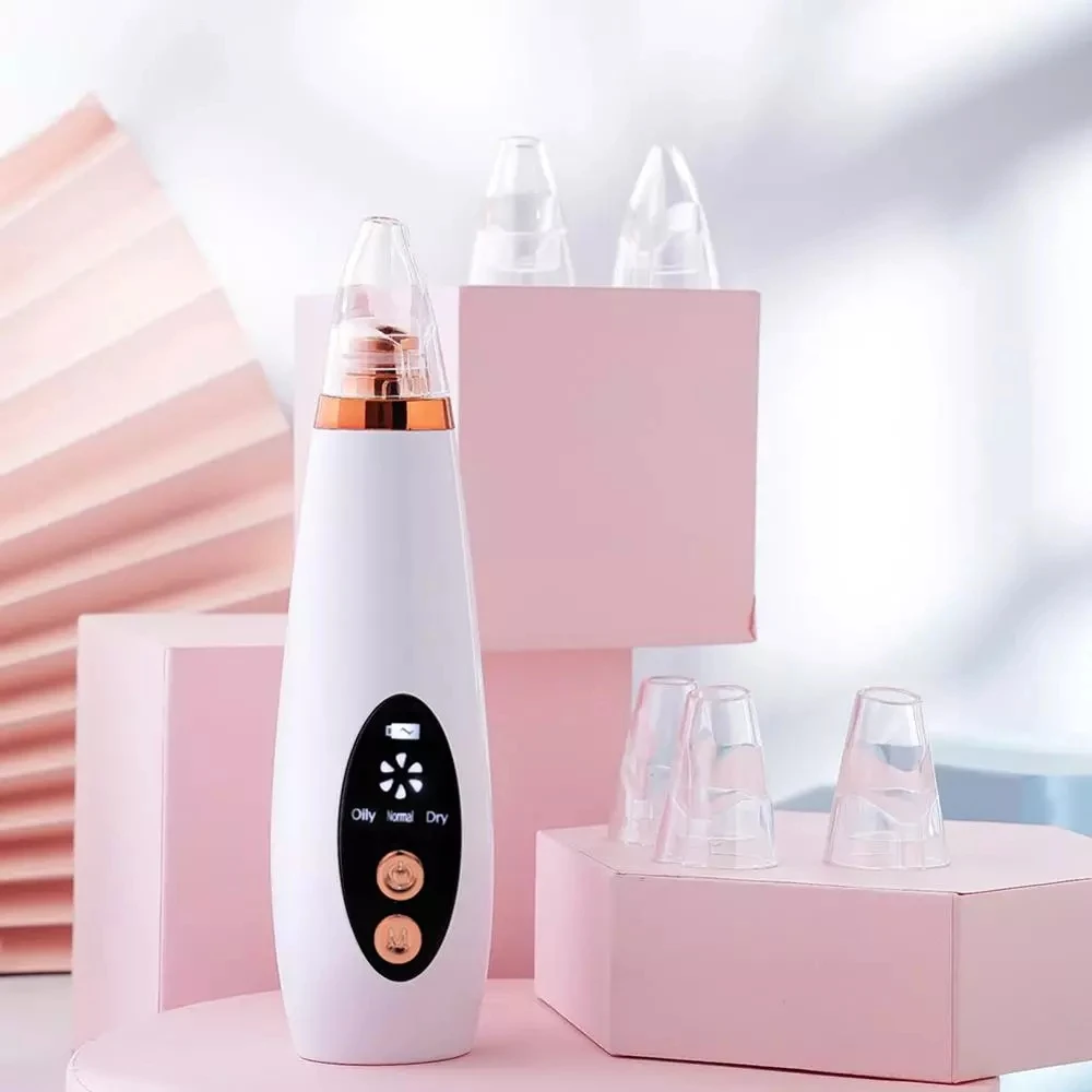 

USB Rechargeable Blackhead Remover Face Pore Vacuum Skin Care Acne Pore Cleaner Pimple Removal Vacuum Suction Tools