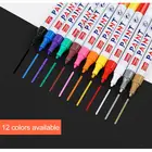 12 цветов Краска Маркер авторучка водонепроницаемая автомобильная шина протектор CD металлический маркер с перманентной краской краска маркер авторучка масляная Марка Канцтовары