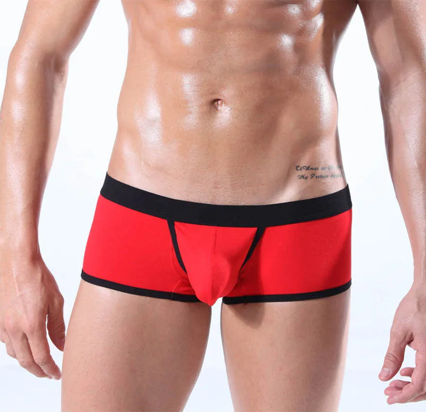 Сексуальные мужские хлопковые надувные боксеры для мужчин с отверстием пениса