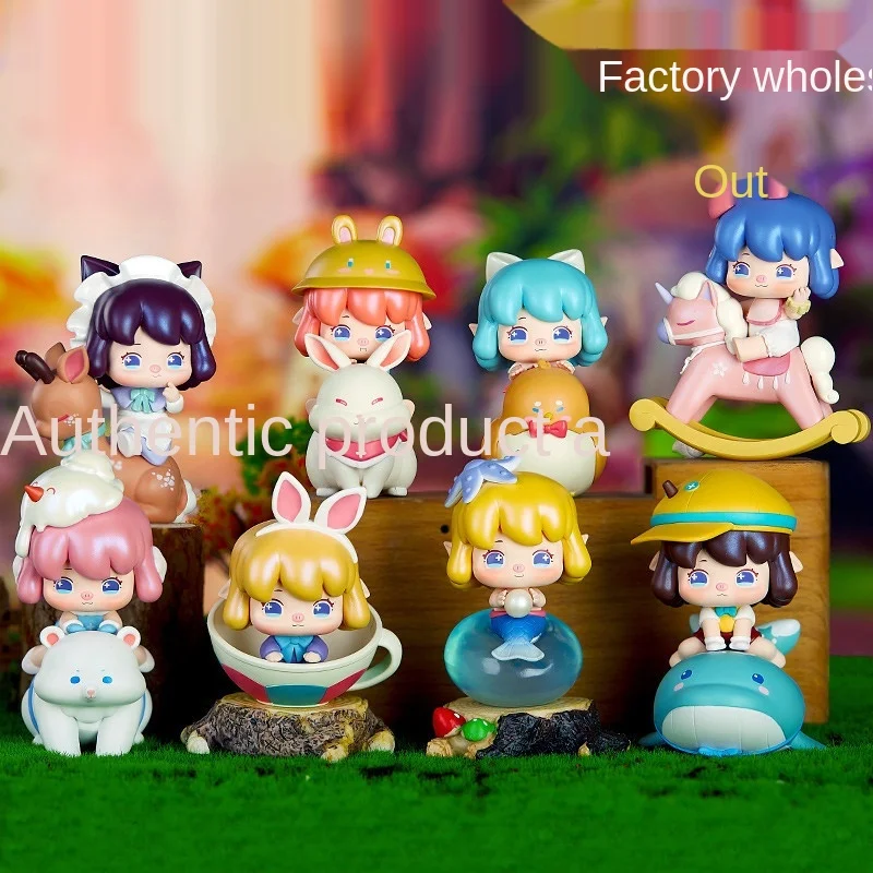 

Pigman Feifei fairy tale mystery toy boxes hand-made poptoy decoration cartoon surprising toy cute model girl's gift finger GK