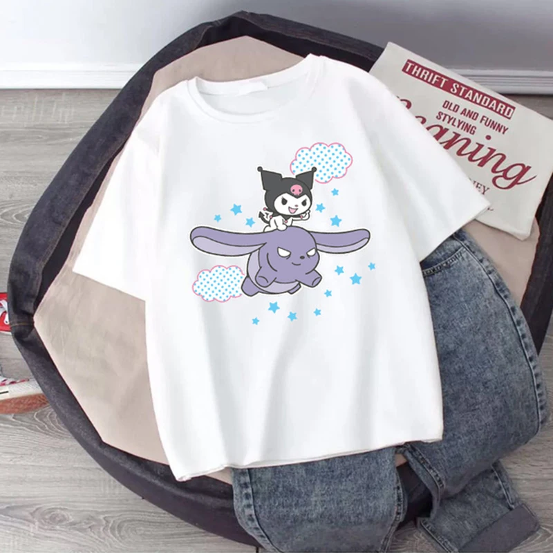 

Женская футболка с коротким рукавом и принтом, из полиэстера