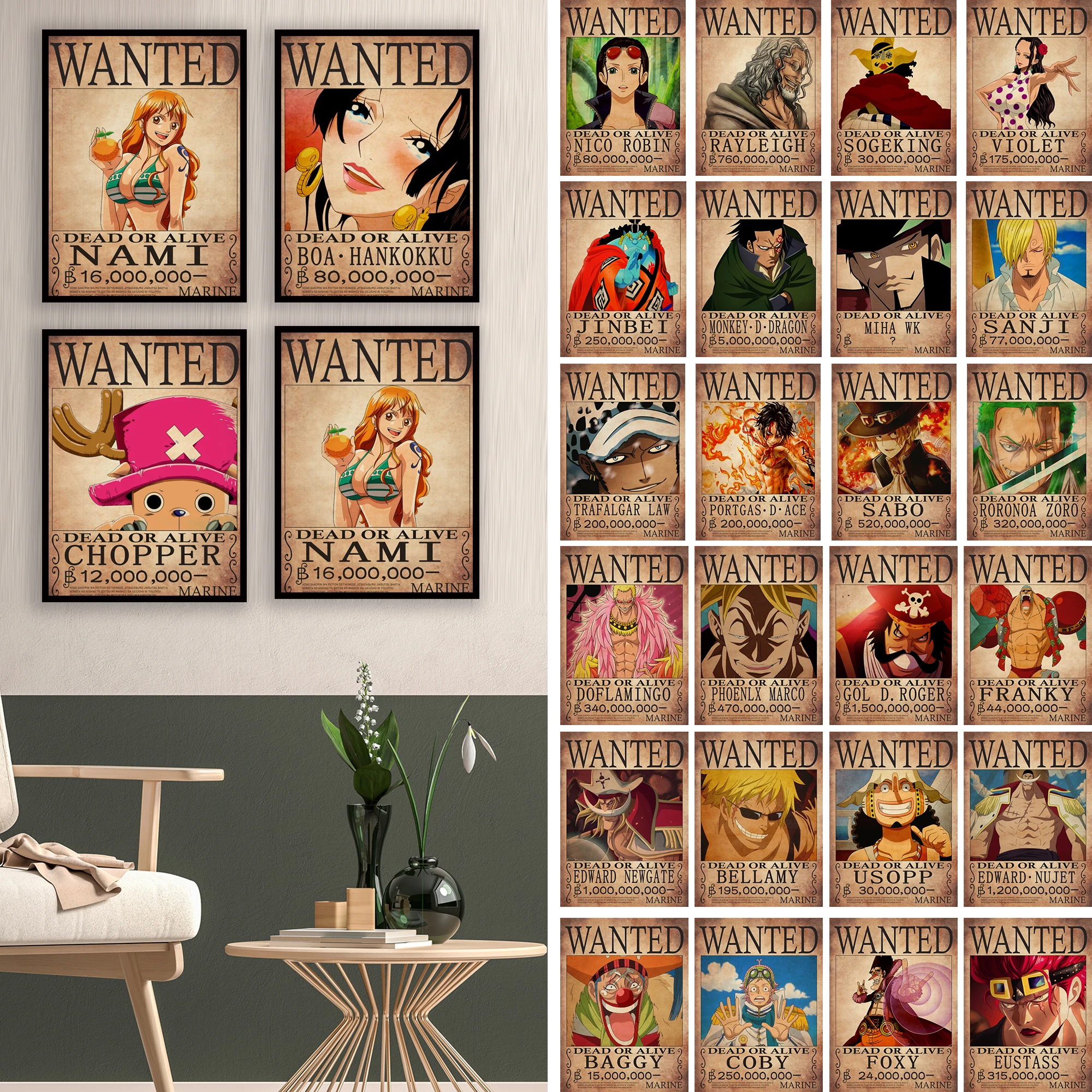 Мультяшный домашний декор настенные картины в стиле ретро хотели бы одну штуку