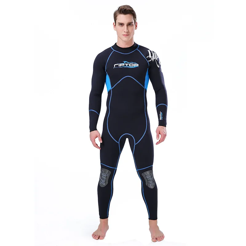 

Wetsuit Outdoor Wading Sports Wear-Resistant Long-Sleeved Wetsuit 3mm One-Piece Sunscreen Super Elastic Warm Unisex Wetsuit