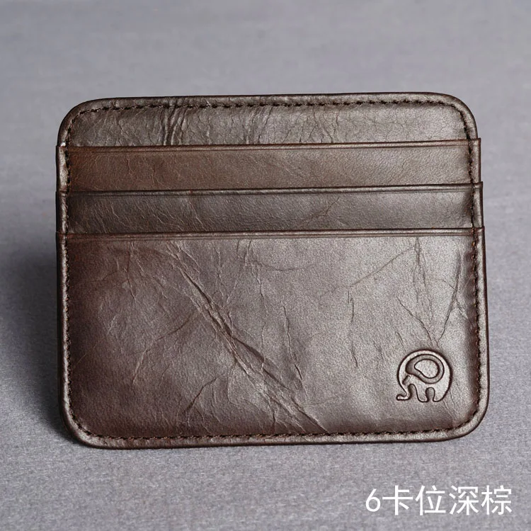 

Multifunction Women Card Holder Bag Fashion Korean Men Credit Card Holder Wallet Leather Minimalist Cartera Women Bags AE50CB