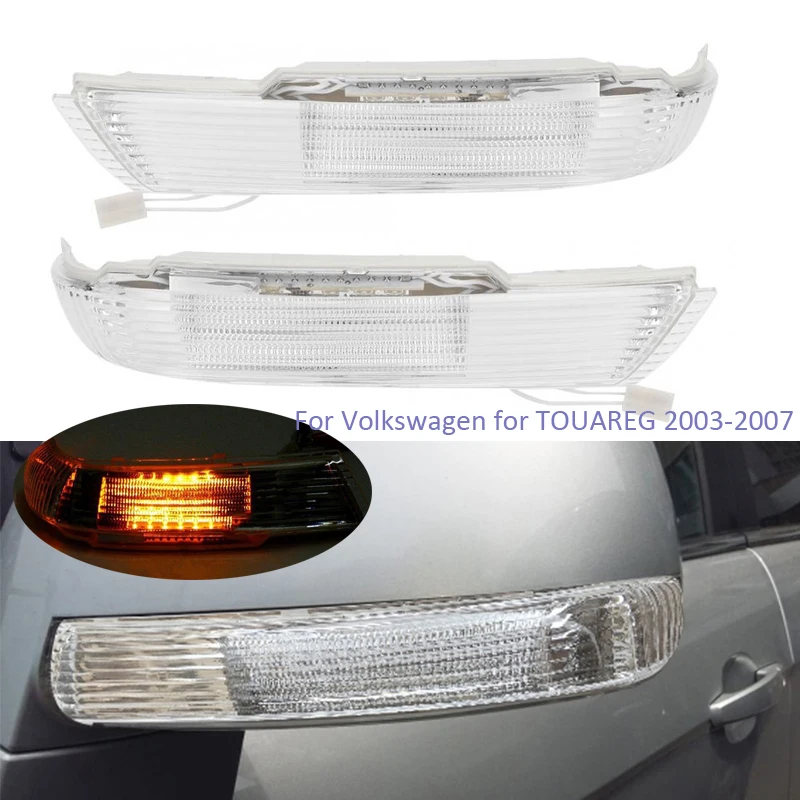 Индисветильник зеркала заднего вида для VW Touareg 2003 2007 указатель поворота лампа
