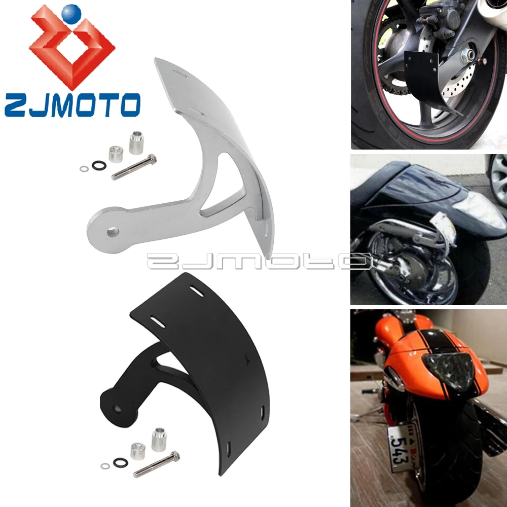 

Aluminium Motorcycle License Plate Curved Vertical Side Mount Bracket Holder For Suzuki Boulevard M109R 2006-2013 Silver Black