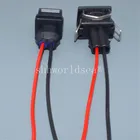 51030100 комплектов 2-контактный гнездовой соединитель жгута проводов EV1 Форсунка топливного инжектора автомобиля водонепроницаемый разъем 829441-1 037 906 240