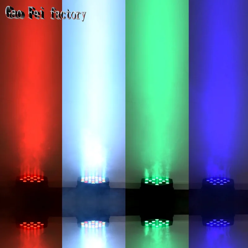 Party Lights 36X3W Led Flat Par RGB Dmx512 Disco Lamp LED Lyre Wash Beam Projector Dmx Controller For Wedding Dance Floor | Освещение