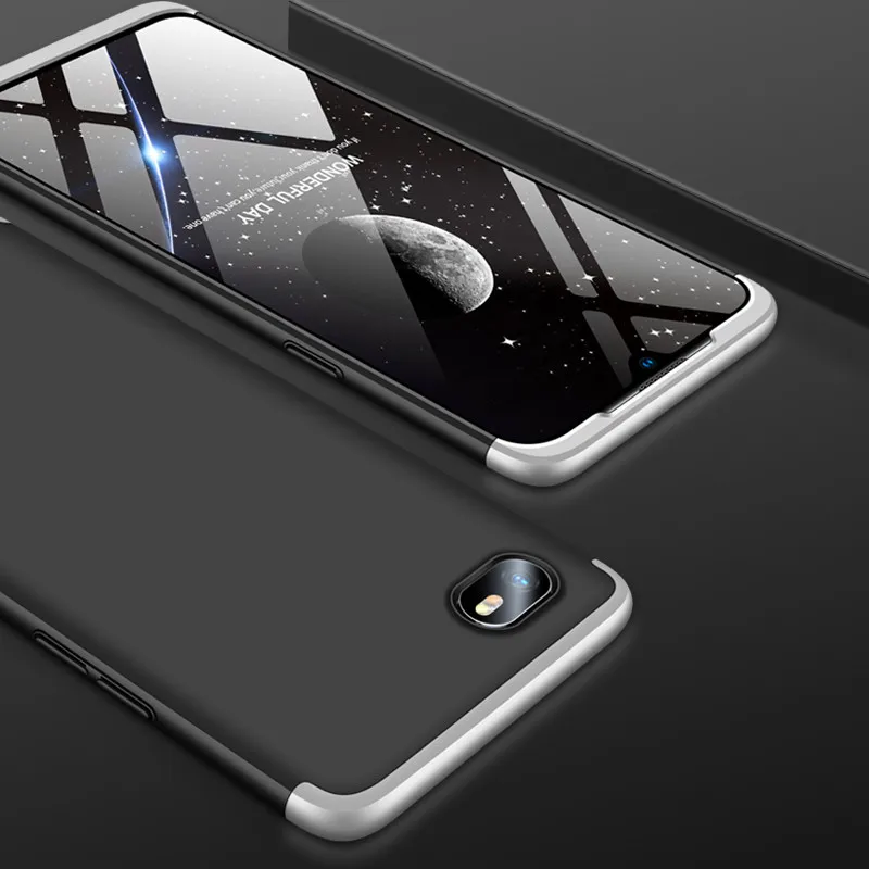Oppo Realme C2 RMX1941 чехол RealmeC2 360 градусов полное покрытие защищенный Матовый Жесткий чехол для Oppo Real Me C2 Чехол со стеклянной пленкой