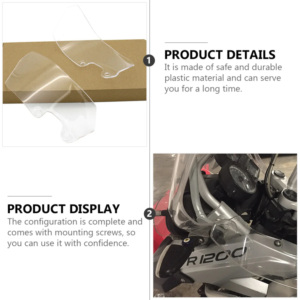 

1 Set Motorcycle Windscreen Side Wind Deflector Motorbike Modification Parts
