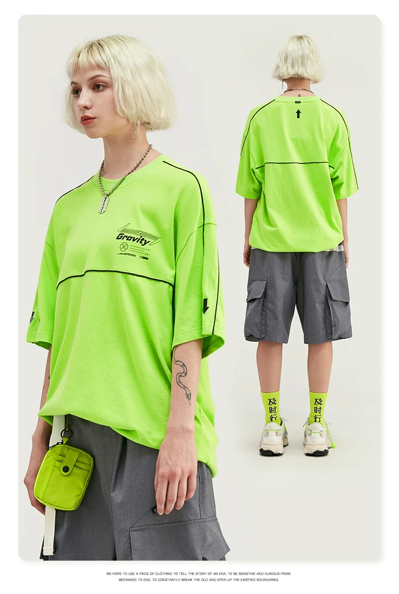 INFLATION хлопковая Мужская футболка, уличная одежда, camiseta hombre, футболка, Homme, свободная, хип-хоп, Harajuku, футболка 1066S20