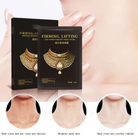 5pcs firming lifting moisturizing neck mask relieve dry lines fades fine line anti aging brighten repair neck skin care products