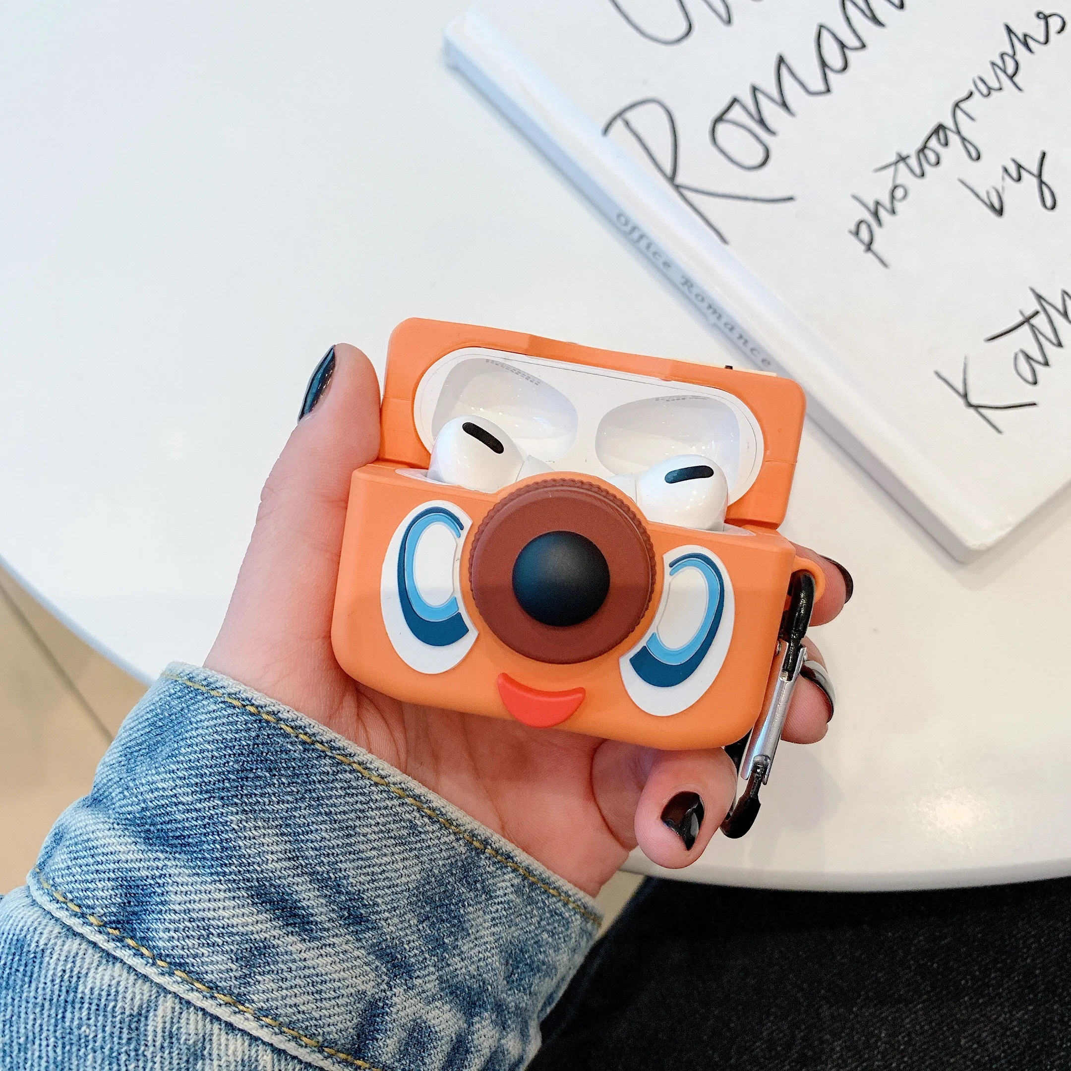 Чехол для Airpods Pro с забавной мультяшной собачкой силиконовый защитный чехол