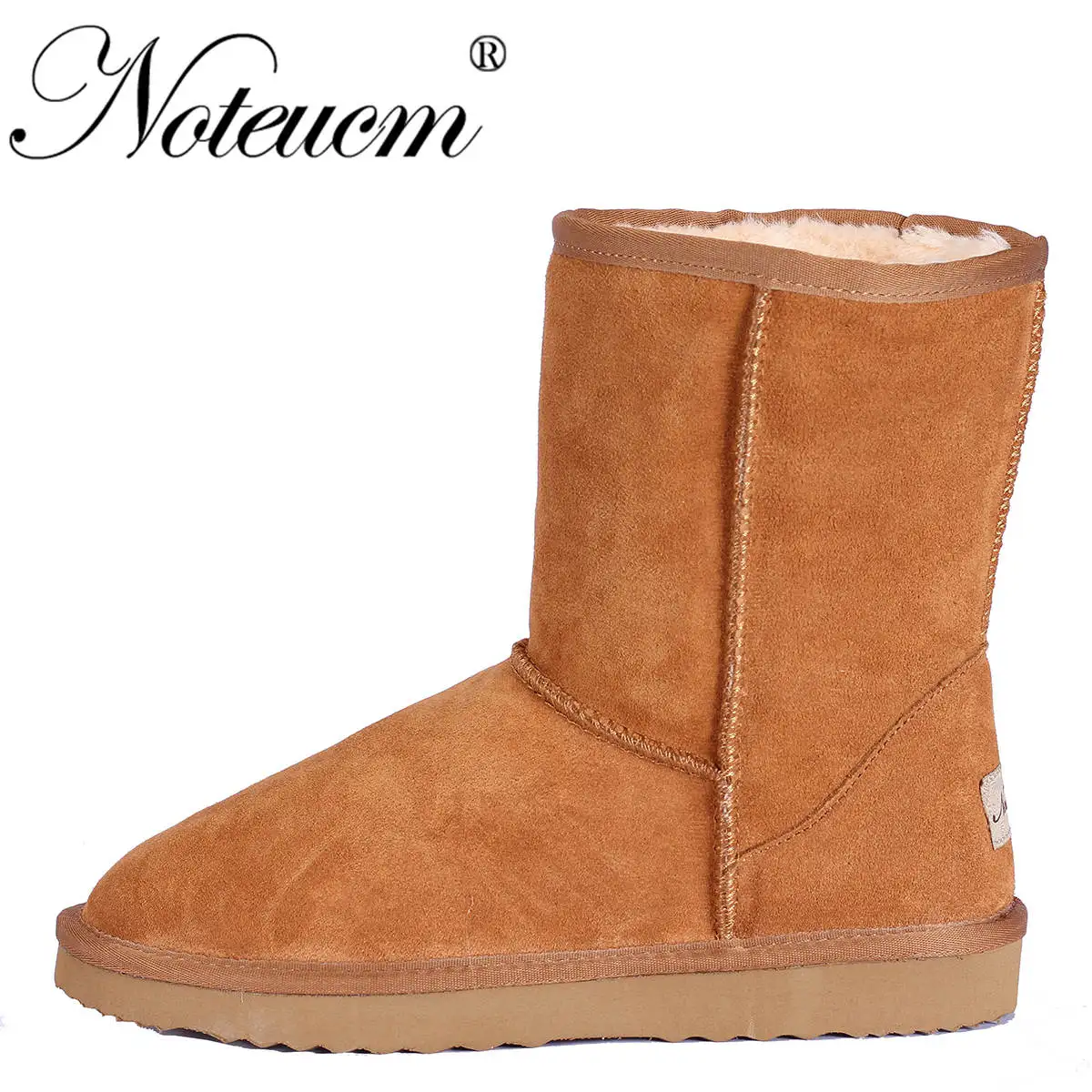 Женские зимние меховые ботинки из натуральной кожи в австралийском стиле