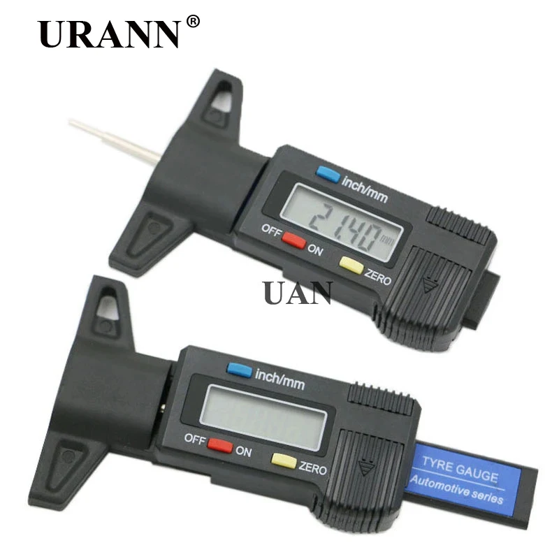 Цифровой измеритель глубины протектора 0-25 4 мм ЖК-дисплей толщины шин для
