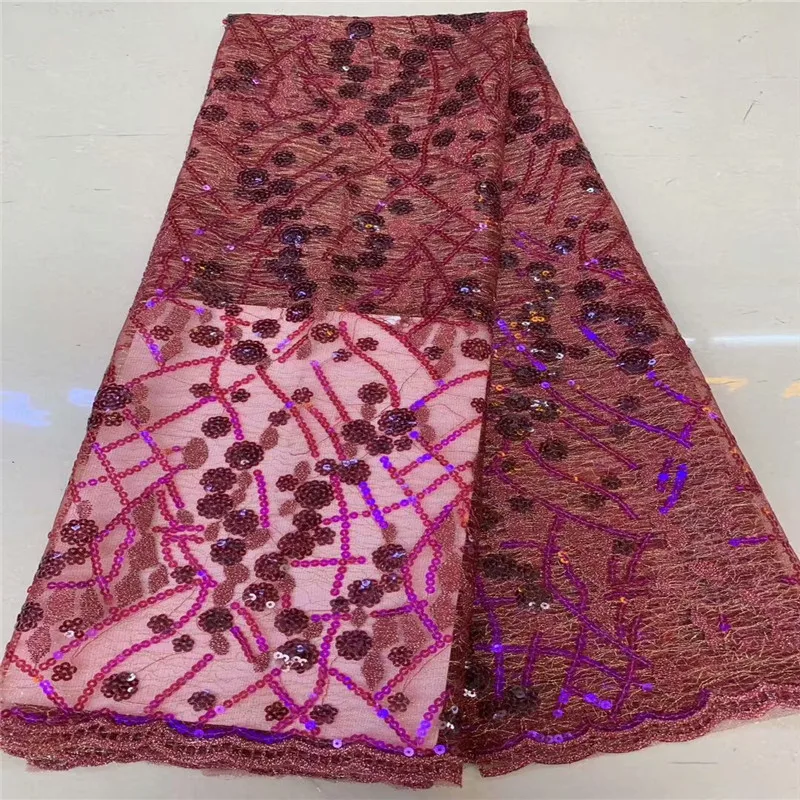 Pure White African Net Milk Silk Lace Sequins Embroiderd High Quality French Fabric Nigerian For Wedding | Дом и сад