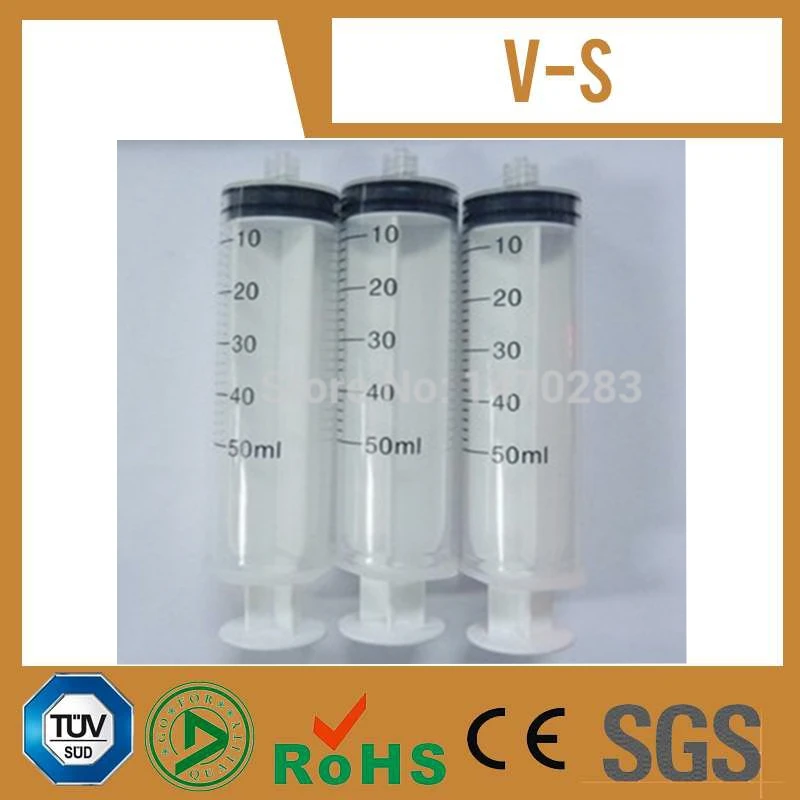 Free Shipping Non-Sterilized 20Pcs 50Ml/Cc Dispensing Plastic Liquid Dispenser Manual Syringe | Обустройство дома