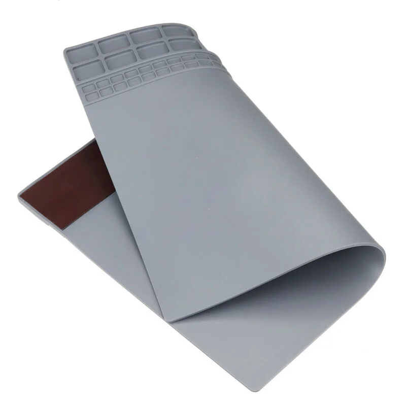 

Work Desk Soldering Pad Insulation Welding Equipment Grey Tool Accessory