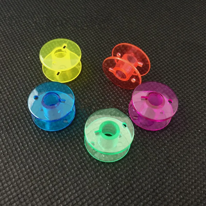 25 шт./компл. набор шпулек яркие пластиковые прозрачные аксессуары для швейной