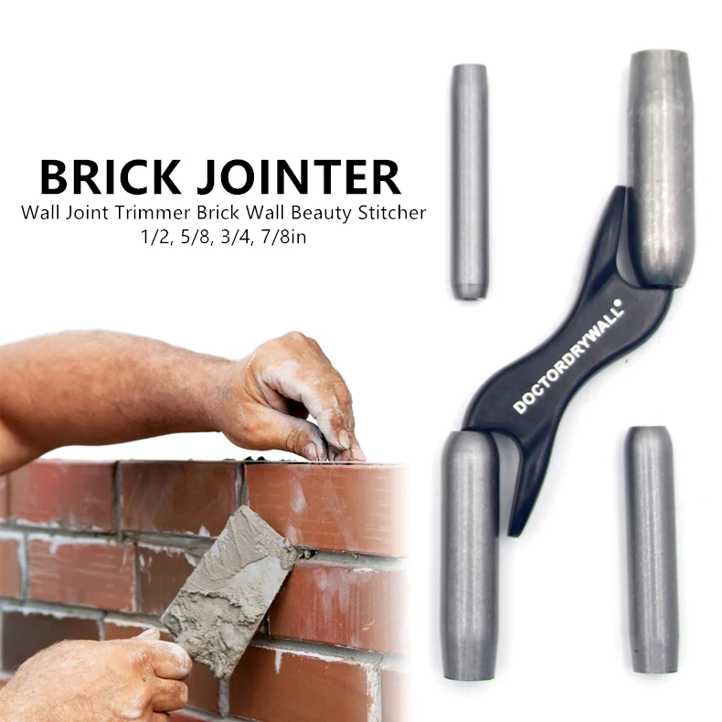 

New Portable Metal Interchangeable Hand Tool Professional Handheld Wall Trimming Builder Jointer Brick Household Dropshipping