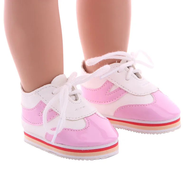 

Doll Shoes Sequined Style Personality Fashion For 18 Inch American Doll Girl & 43 Cm New Born Baby,Our Generation,Gifts For Girl