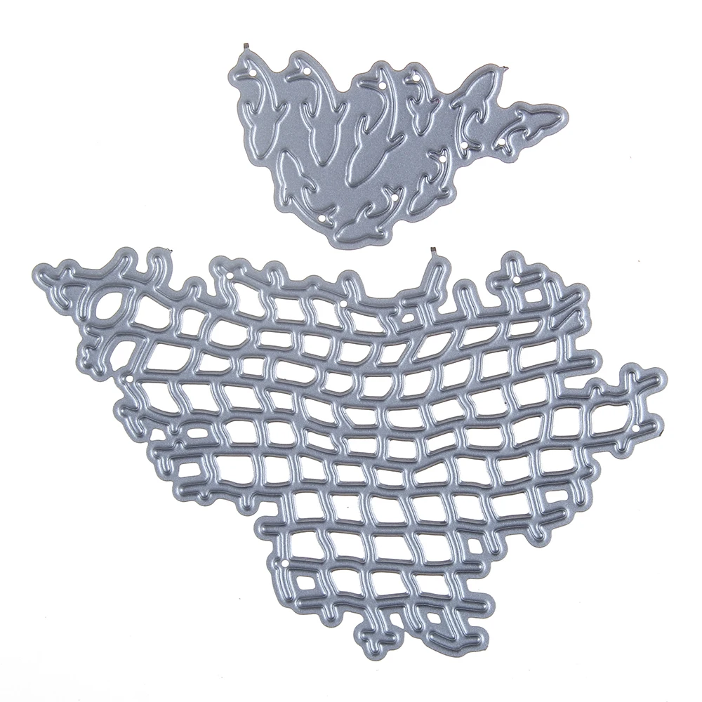Рыболовная сеть рыбы граница металлическая прорезной трафарет для окраски DIY