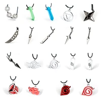 itachi akatsuki sharingan necklace ninja props accessories red cloud chain choker pendant cartoon anime cosplay jewelry gift