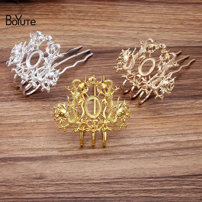 

Вилка из металлического сплава BoYuTe (2 шт./лот), 53*73 мм, вилка для волос дракона «сделай сам», ручная работа, ретро дворец, аксессуары для волос, ...