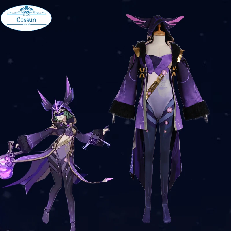 

[Customized] Anime! Genshin Impact LeiYingShuShi Game Suit Lovely Uniform Cosplay Costume Halloween Carnival Party Outfit NEW