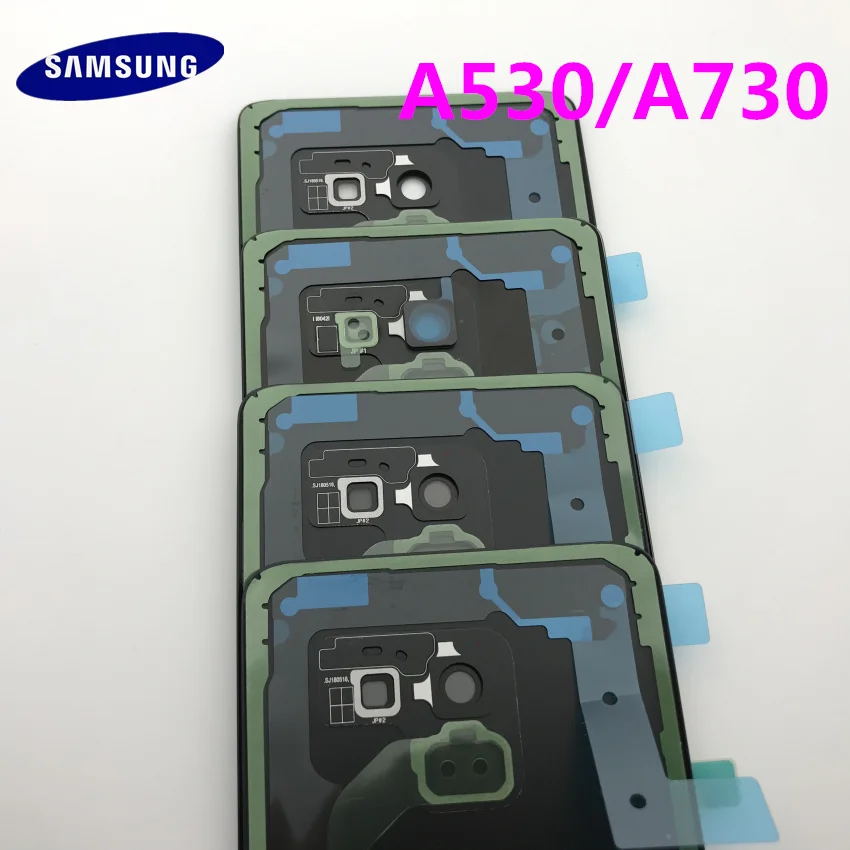Новая Оригинальная Задняя крышка батареи для samsung Galaxy A8 A530 A530F A730 A730F Задняя стеклянная крышка корпуса с логотипом+ наклейка+ Инструменты