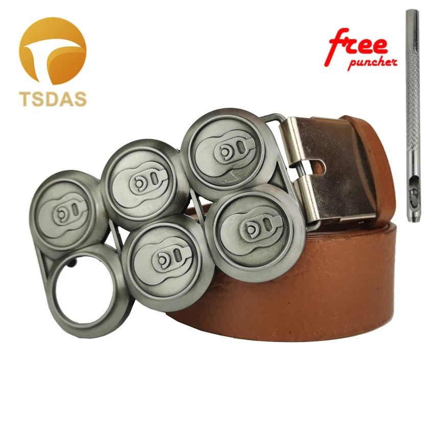 

Mens Punk Luxury Cowboys Belt Buckle with Silver Plating Metal Belt Buckle with Belt