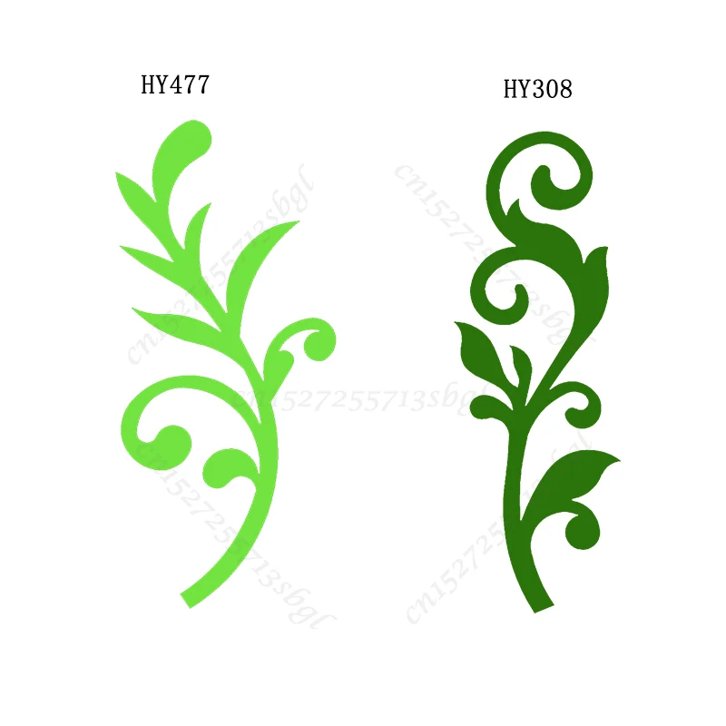 

Высекальные штампы с зелеными листьями Katu DIY Новые высекальные и деревянные штампы подходят для стандартных высекальных машин на рынке