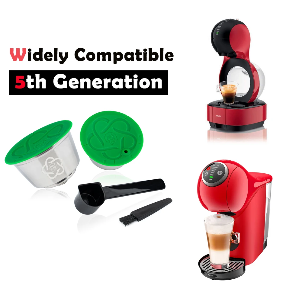 Многоразовые кофейные капсулы для Nescafe Dolce Gusto Lumio многоразовые фильтры Crema набор