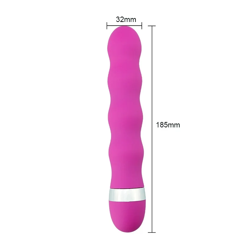 Ребристые Вибраторы G Spot Силиконовые сильные вибрации для женщин вагинальный
