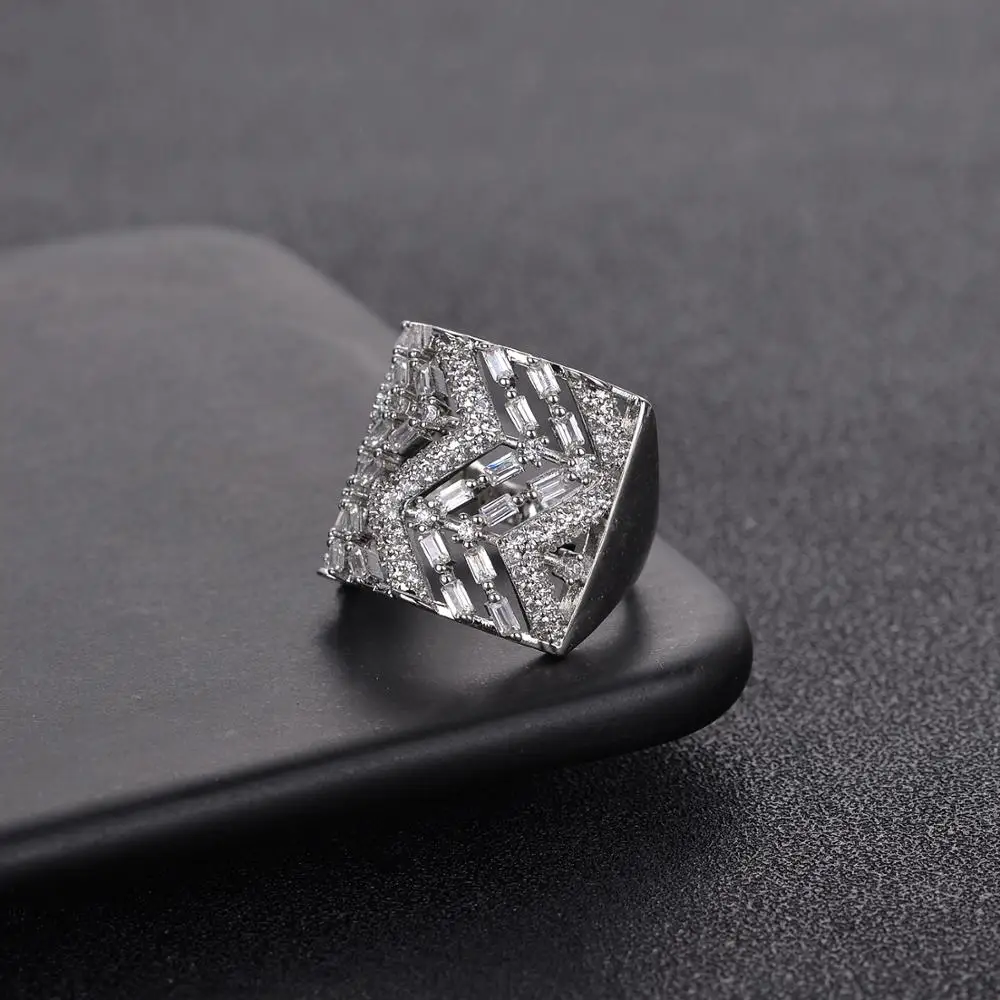 Новый комплект украшений ожерелье браслет и кольцо Дамы со стразами в