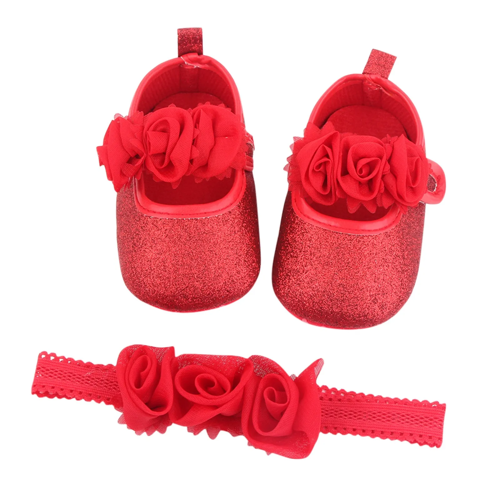 Туфли TELOTUNY для маленьких девочек обувь принцессы начинающих ходить с цветами