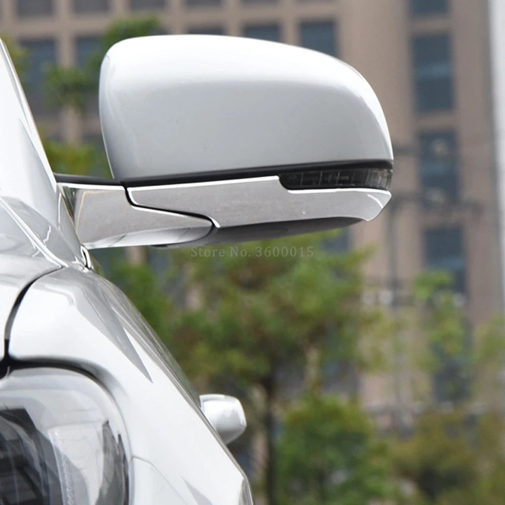 Для Jeep Compass 2017 2020 2021 хромированная полоса для бокового зеркала заднего вида
