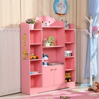 Childrens Floor-standing Bookshelf Simple Student Kindergarten Storage Bookcase Modern Home Storage Rack Organizer