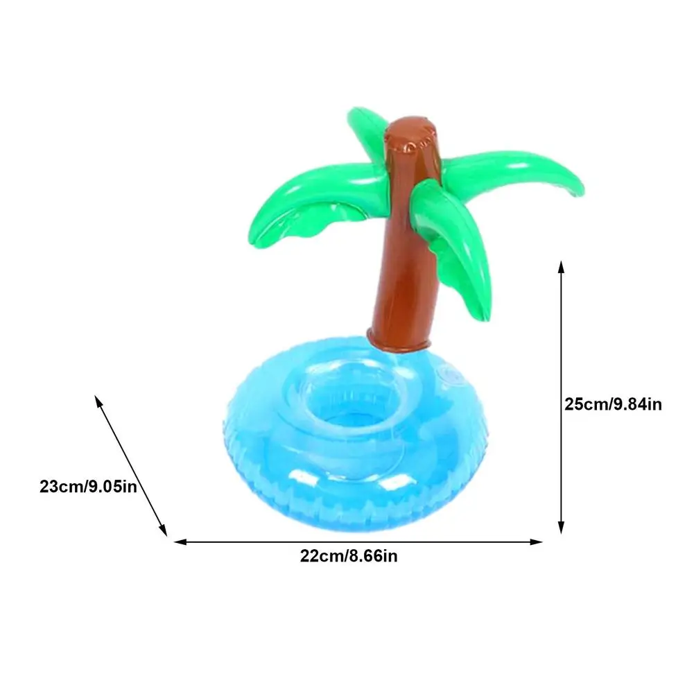 

Summer Water Inflatable Drink Cup Coconut Tree Pineapple Drinks Cup Swimming Pool Party Boating Drinks Holder Pool Accessories
