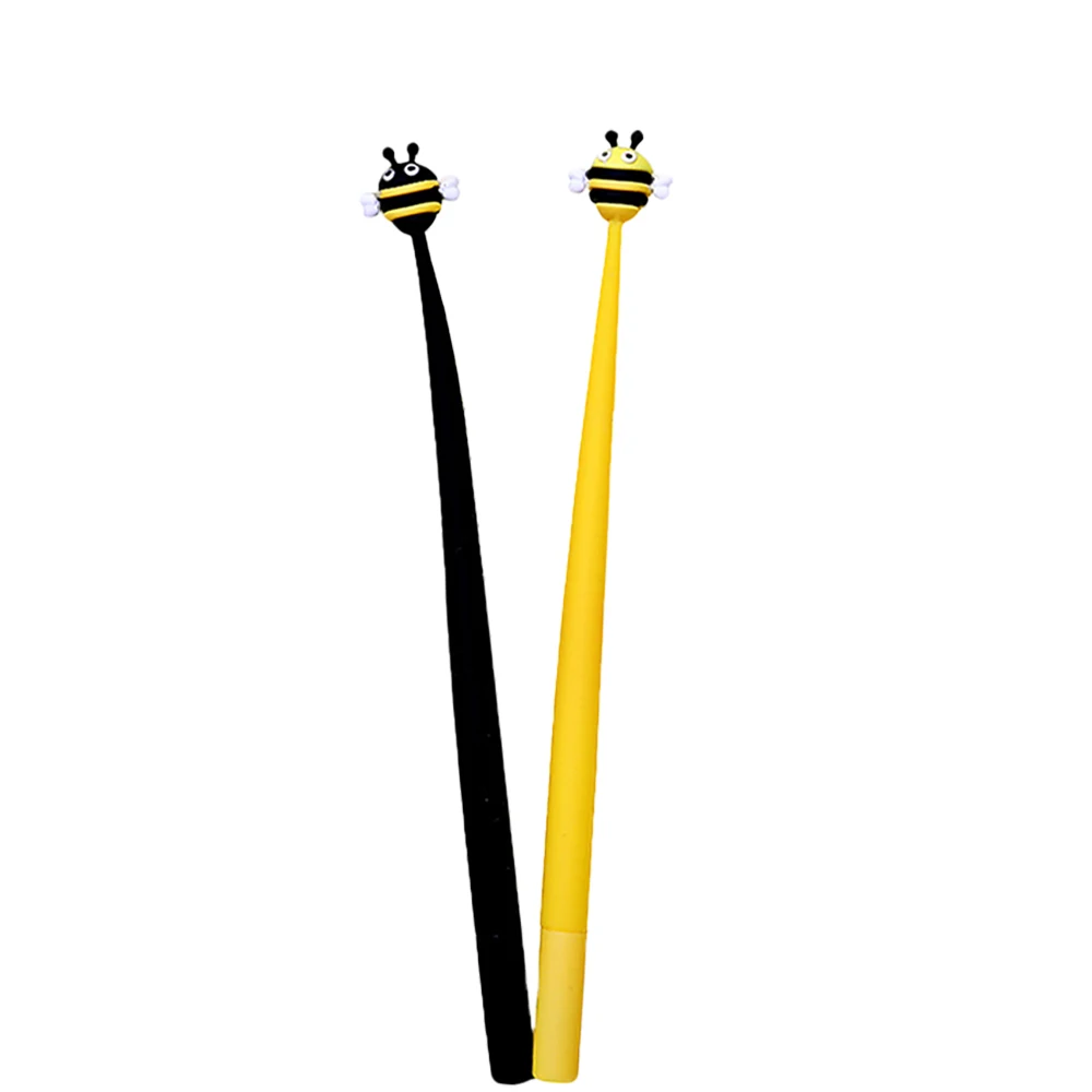

Buzzing Bee Gel Pens Cute Cartoon Style 0.5mm Writing Tool School Students Stationery Black Refill Office Accessories Supplies