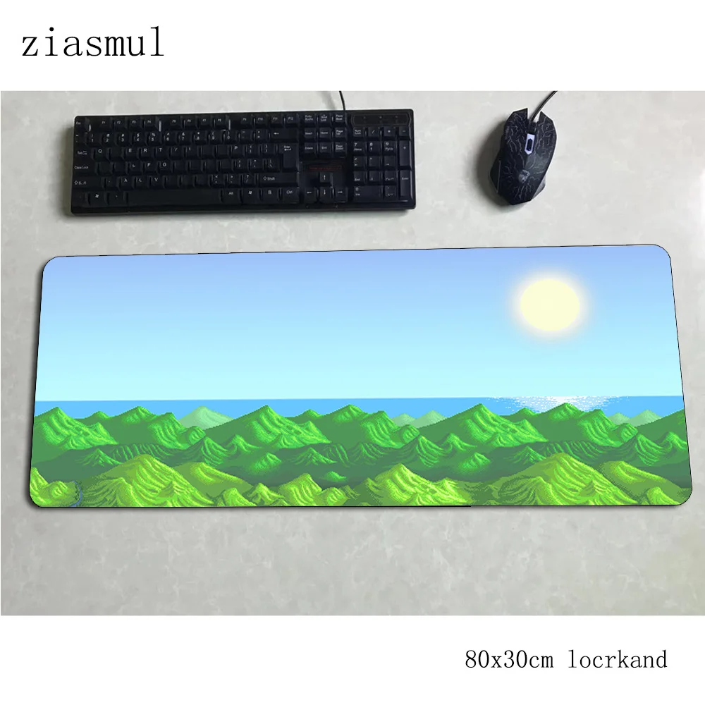 Stardew valley padmouse 80x30 см игровой коврик для мыши с изображением игры HD с узором коврик для мыши геймер компьютерный стол Новое крутое коврик ноутбук с алюминиевым корпусом коврик для мыши ПК